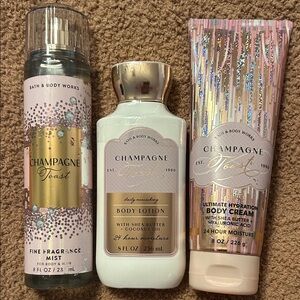 Bath & Body Works Champagne Toast Fragrance Trio
